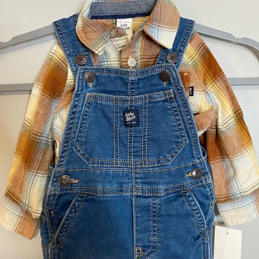 Oshkosh B’gosh Baby overalls and onesie